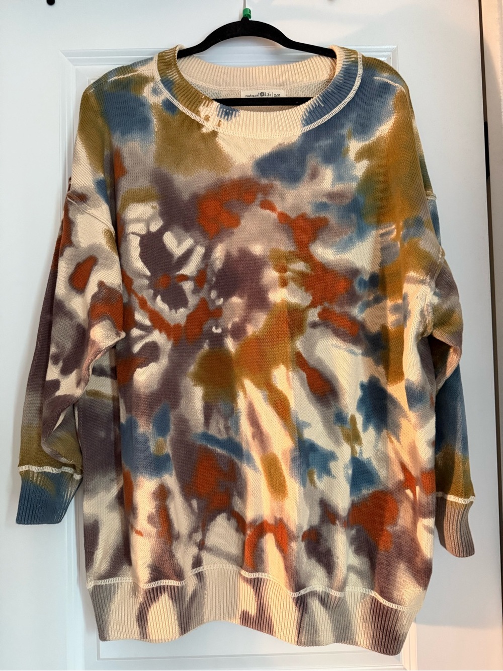 Tie-Dye Crewneck Sweater - Multicolor